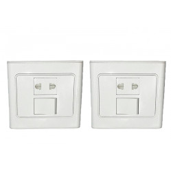 Мебельный выключатель с розеткой 250 Вольт 10А