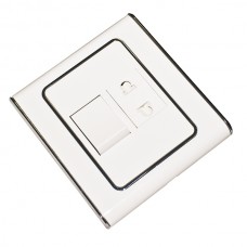 Мебельный выключатель с розеткой 250 Вольт 10А