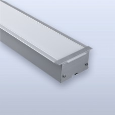 Встраиваемый алюминиевый профиль 50х32 мм с рассеивателем