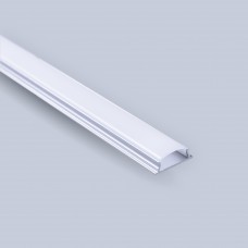 ГИБКИЙ накладной алюминиевый профиль 18х6 мм с рассеивателем