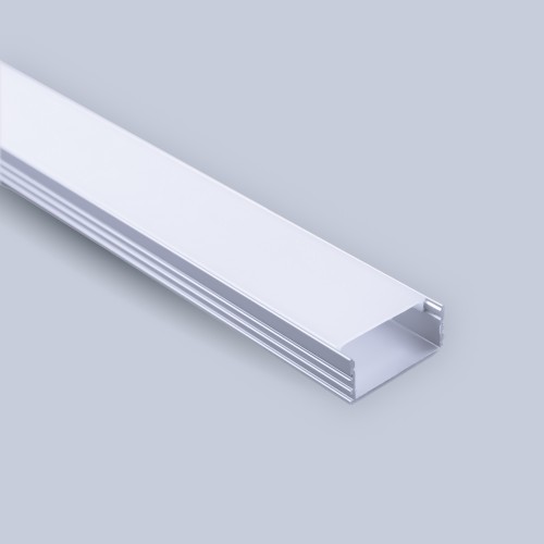 Накладной алюминиевый профиль 16х7 мм с рассеивателем