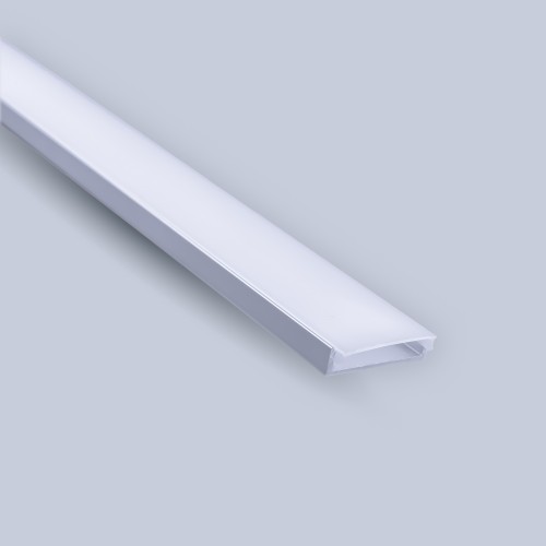 Накладной алюминиевый профиль 28х7 мм с рассеивателем