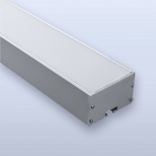 Накладной алюминиевый профиль 50х32 мм с рассеивателем