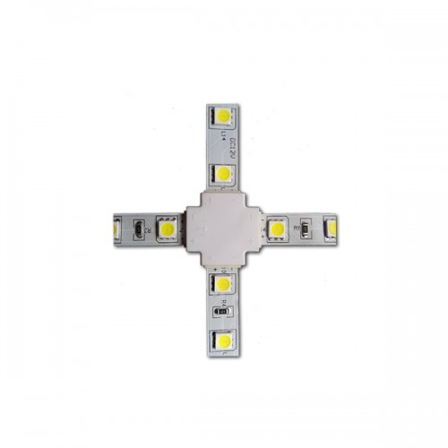 Коннектор крестовой 5050-RGB без провода