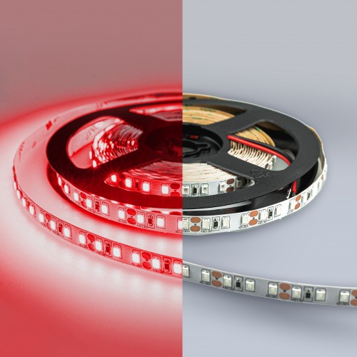 LUX Светодиодная лента 2835 120 LED (9.6W/M) 12V КРАСНАЯ IP20