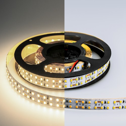 LUX Светодиодная лента 2835 240 LED (19.2W/M) 12V IP20 ДВУХРЯДНАЯ