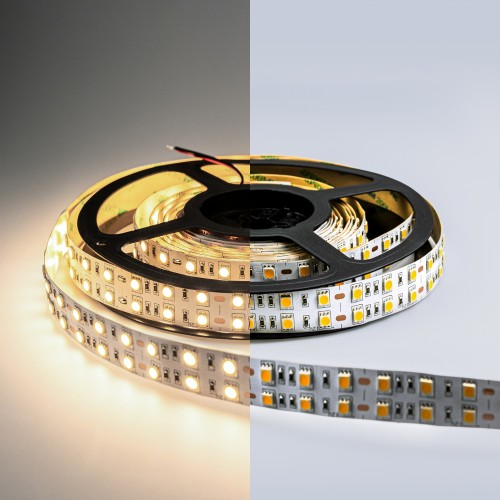 LUX Светодиодная лента 5050 120 LED (28.8W/M) 12V IP20 ДВУХРЯДНАЯ