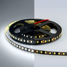 LUX Светодиодная лента 2835 120 LED (9.6W/M) 12V холодная 6000К ЧЕРНАЯ ОСНОВА