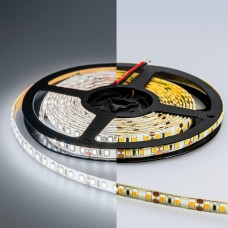 LUX Светодиодная лента 2835 60 LED (4.8W/M) СИЛИКОН IP65 12V холодная 6000К