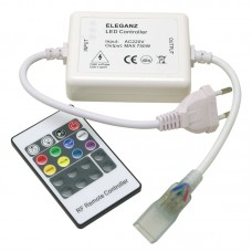 Контроллер кнопочный для RGB ленты 220V(50 метров) радио