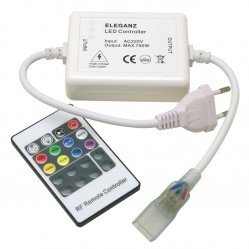 Контроллер кнопочный для RGB ленты 220V(50 метров) радио